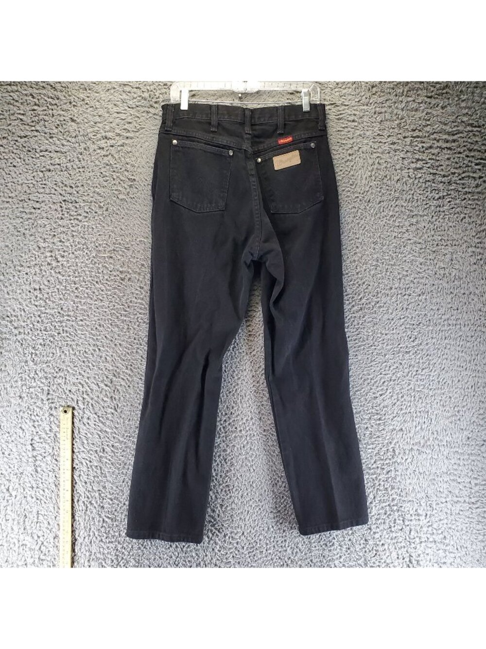 Wrangler Jeans Mens 38x34 Black Bootcut Leg 14MWZWK USA 100% Cotton *Read*